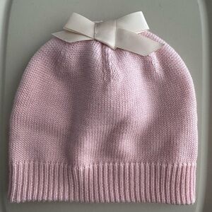 Ugg Baby Pink Baby Knit Hat with Bow NWOT
